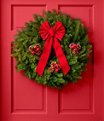 Traditional Balsam Wreath 24", One Color, small image number 1