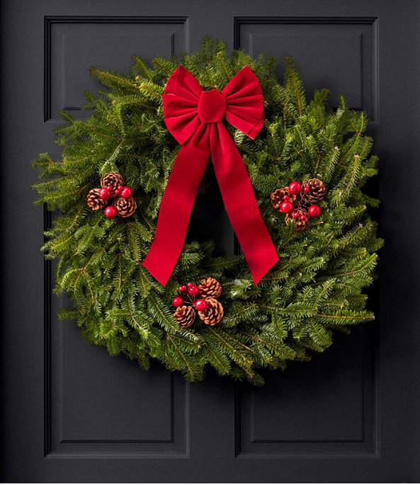 Traditional Balsam Wreath 30", , large image number 0