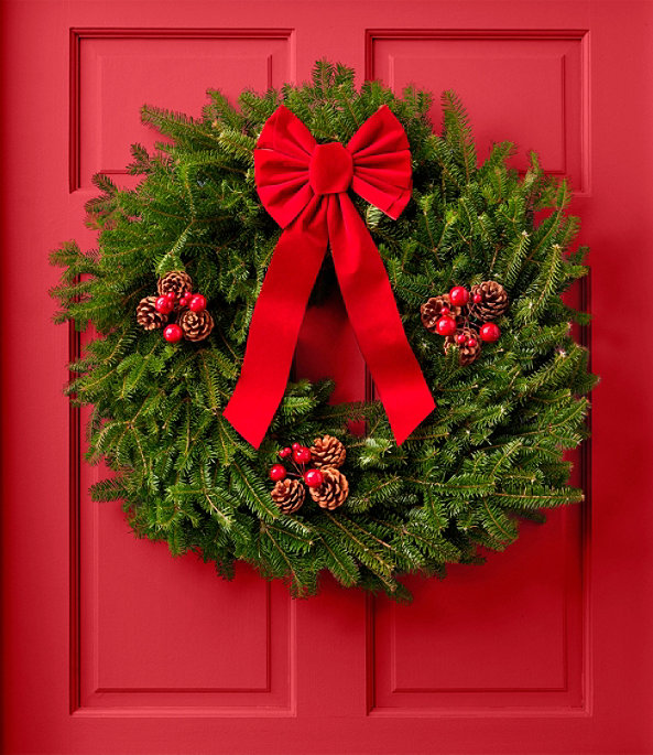 Traditional Balsam Wreath 30", , large image number 1