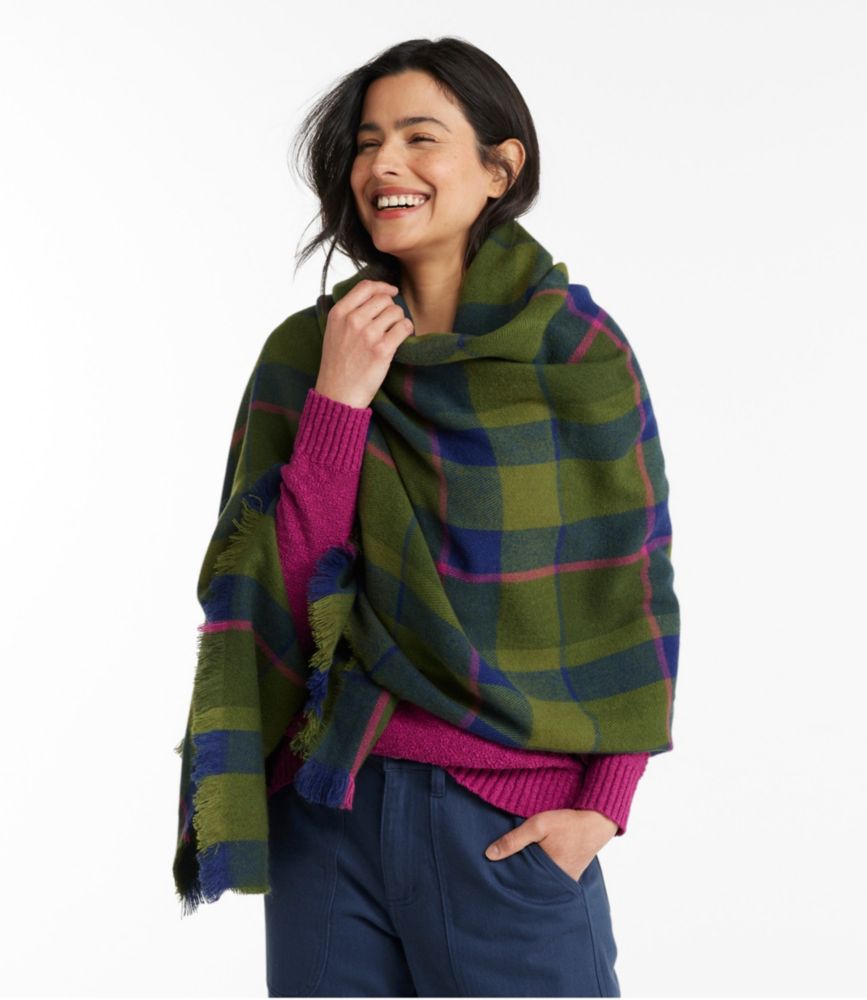 Women's Bean's Blanket Scarf, , small image number 3
