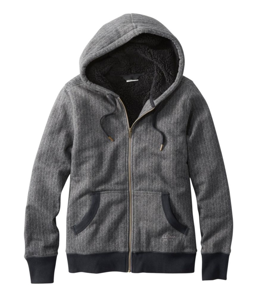 ll bean fleece lined hoodie