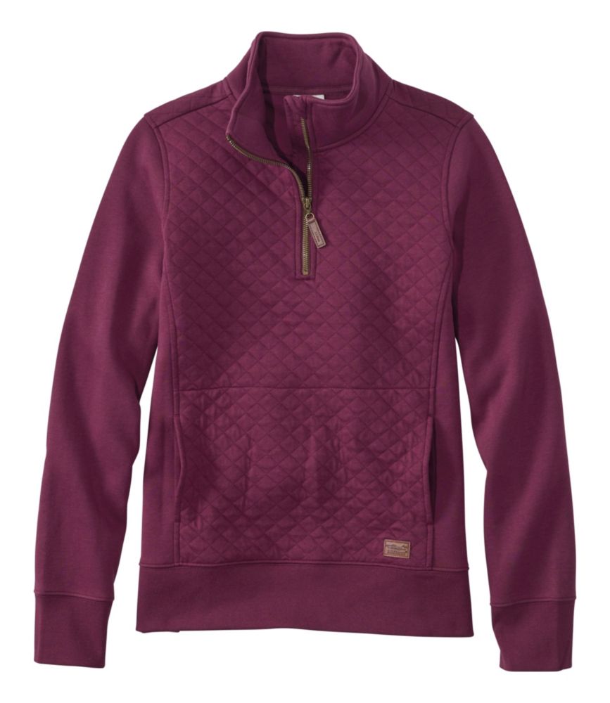 Women's Quilted Quarter-Zip Pullover