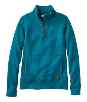 Women's Quilted Quarter-Zip Pullover