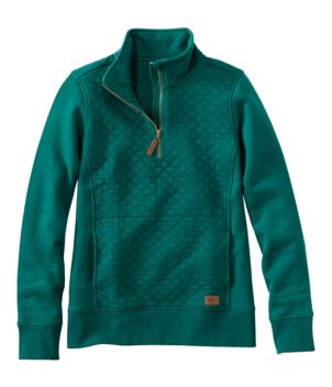 Women's Quilted Quarter-Zip Pullover