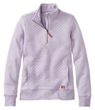 Women's Quilted Quarter-Zip Pullover