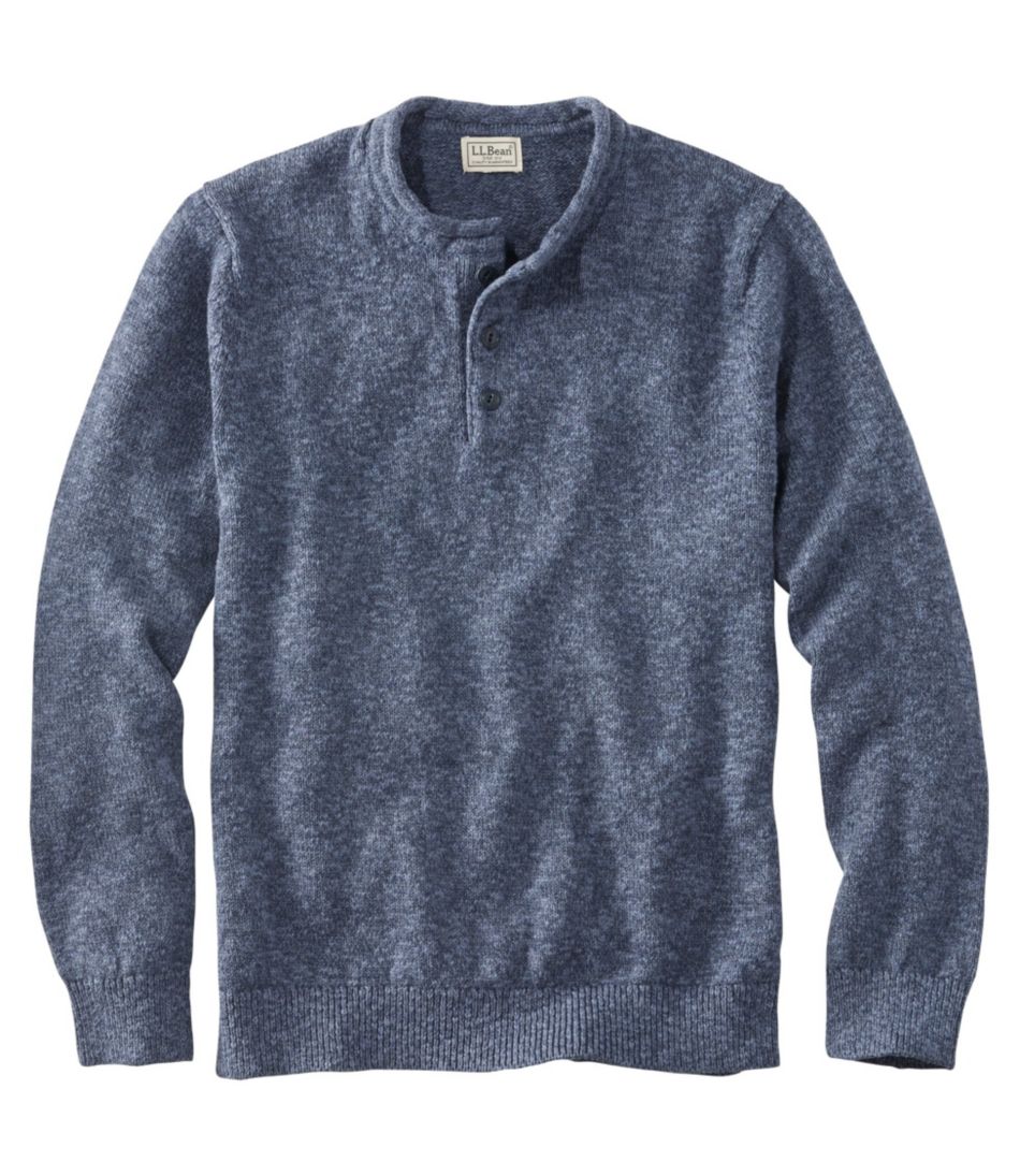 Cotton Ragg Sweater, Rollneck Henley, Slightly Fitted | Sweatshirts ...