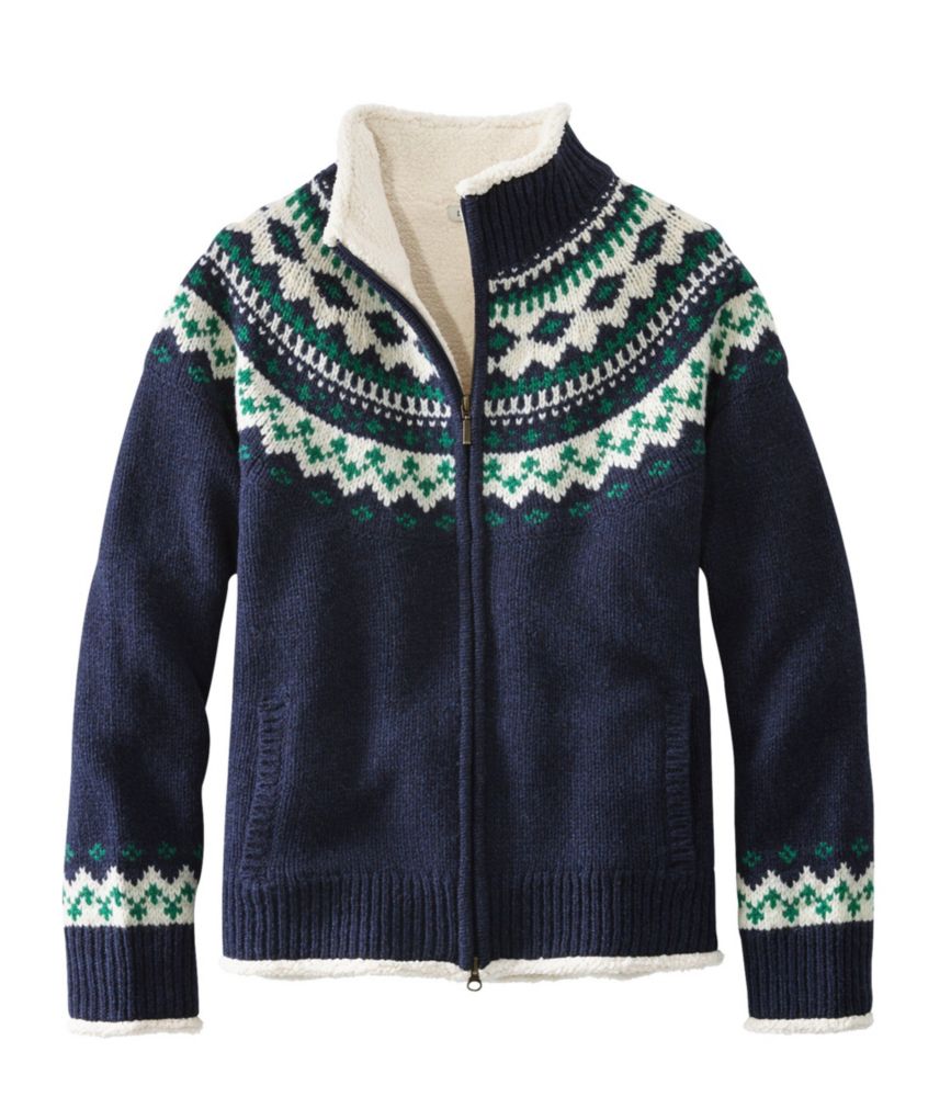 women's wool zip up sweater