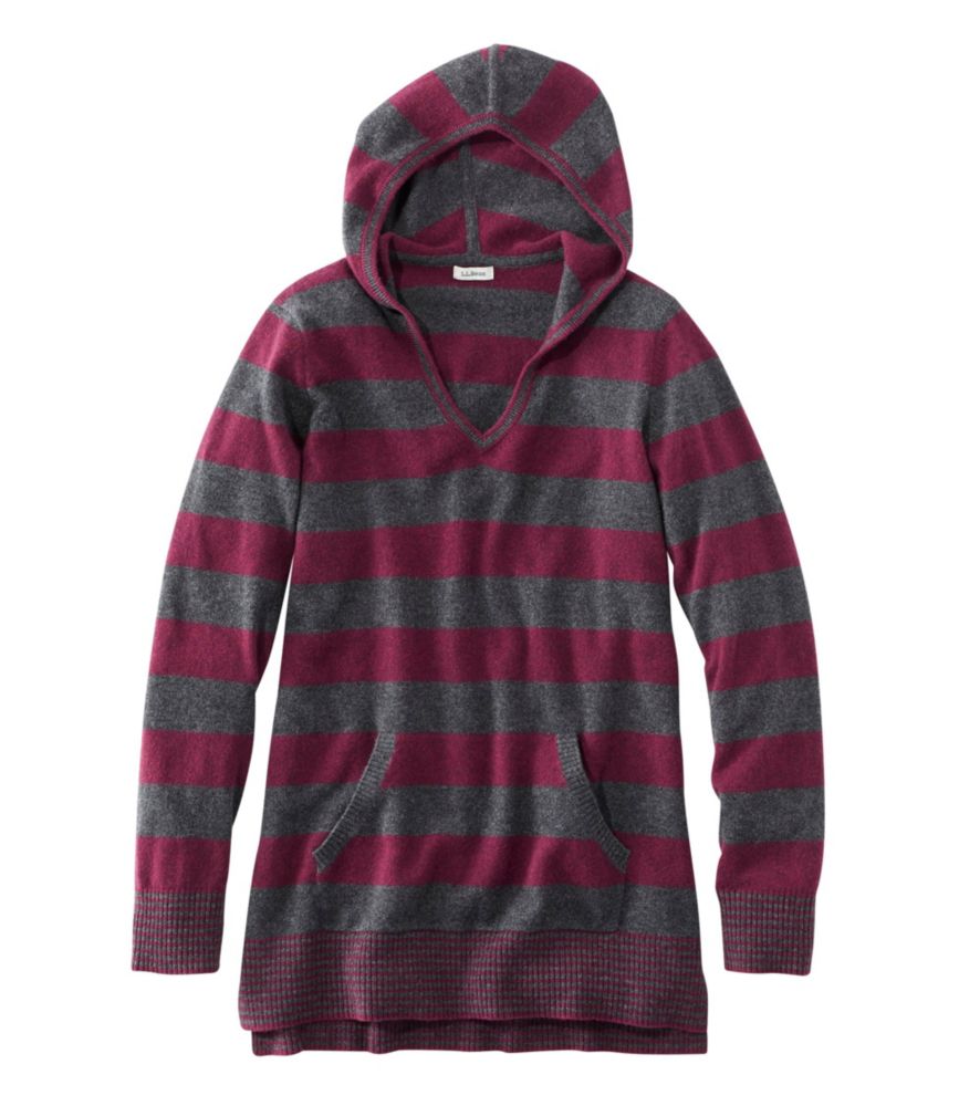 cashmere pullover hoodie women's