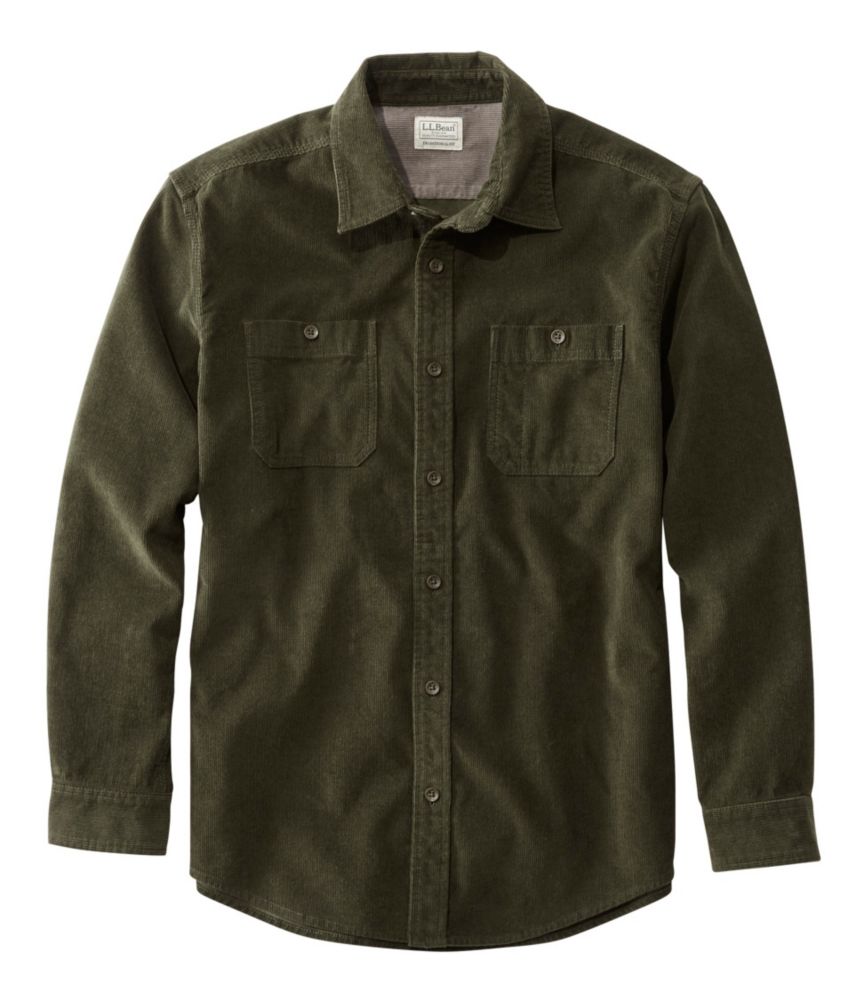 Men's Lakewashed Corduroy Shirt, Traditional Fit LongSleeve Casual ButtonDown Shirts at L.L.Bean