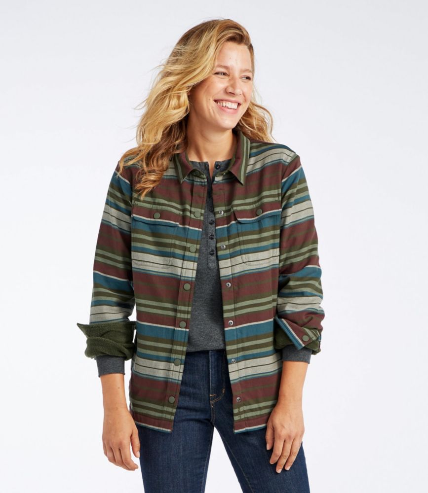 ll bean fleece lined flannel