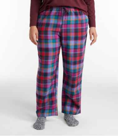 Women's L.L.Bean Flannel Sleep Pants, Plaid