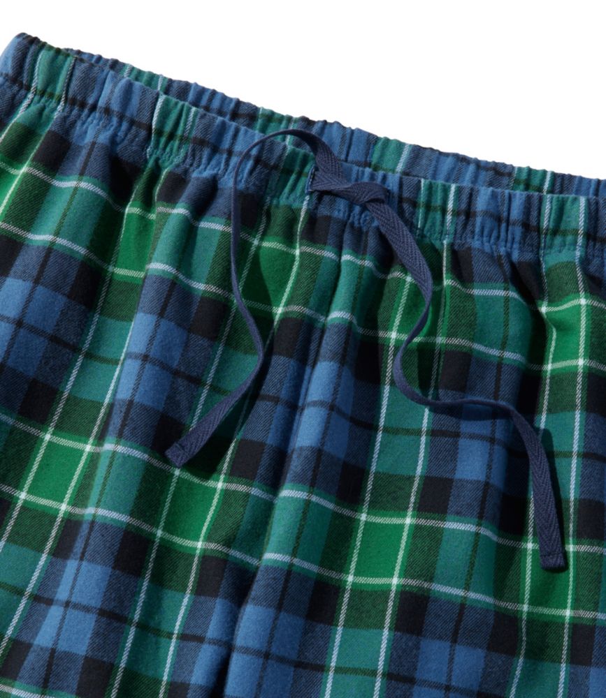 Women's L.L.Bean Flannel Sleep Pants, Plaid, Bright Mariner Plaid, small image number 4