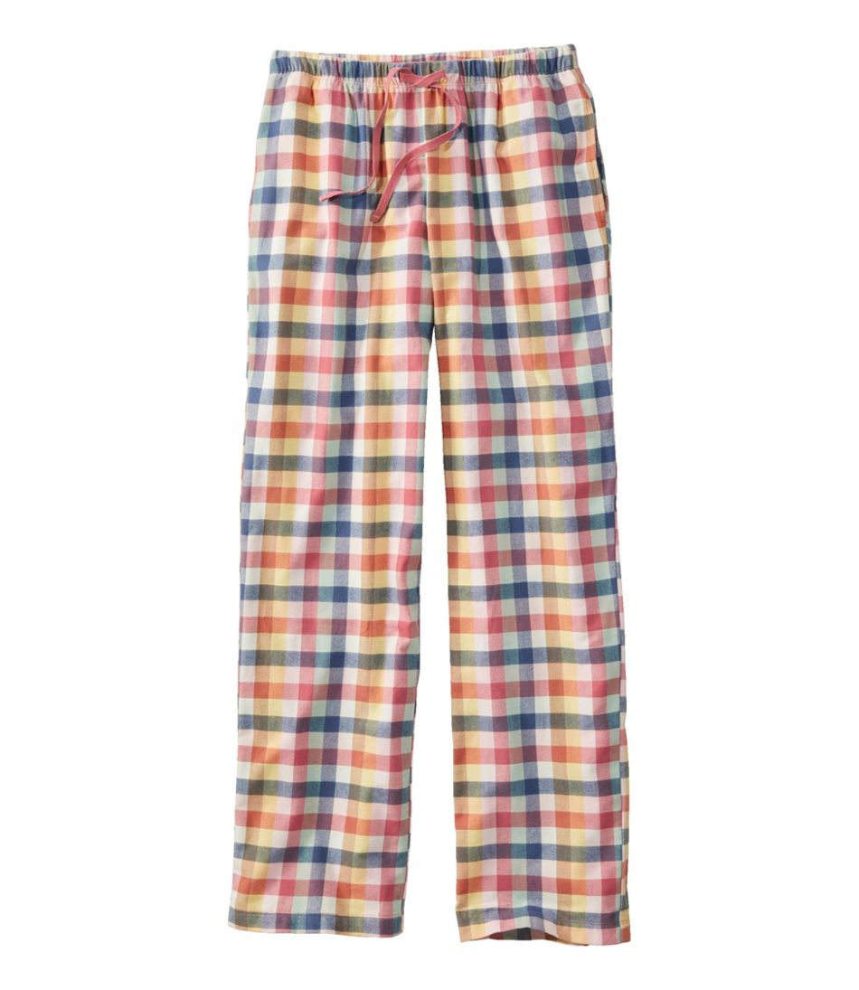 Women's L.L.Bean Flannel Sleep Pants, Plaid | Sleepwear at L.L.Bean
