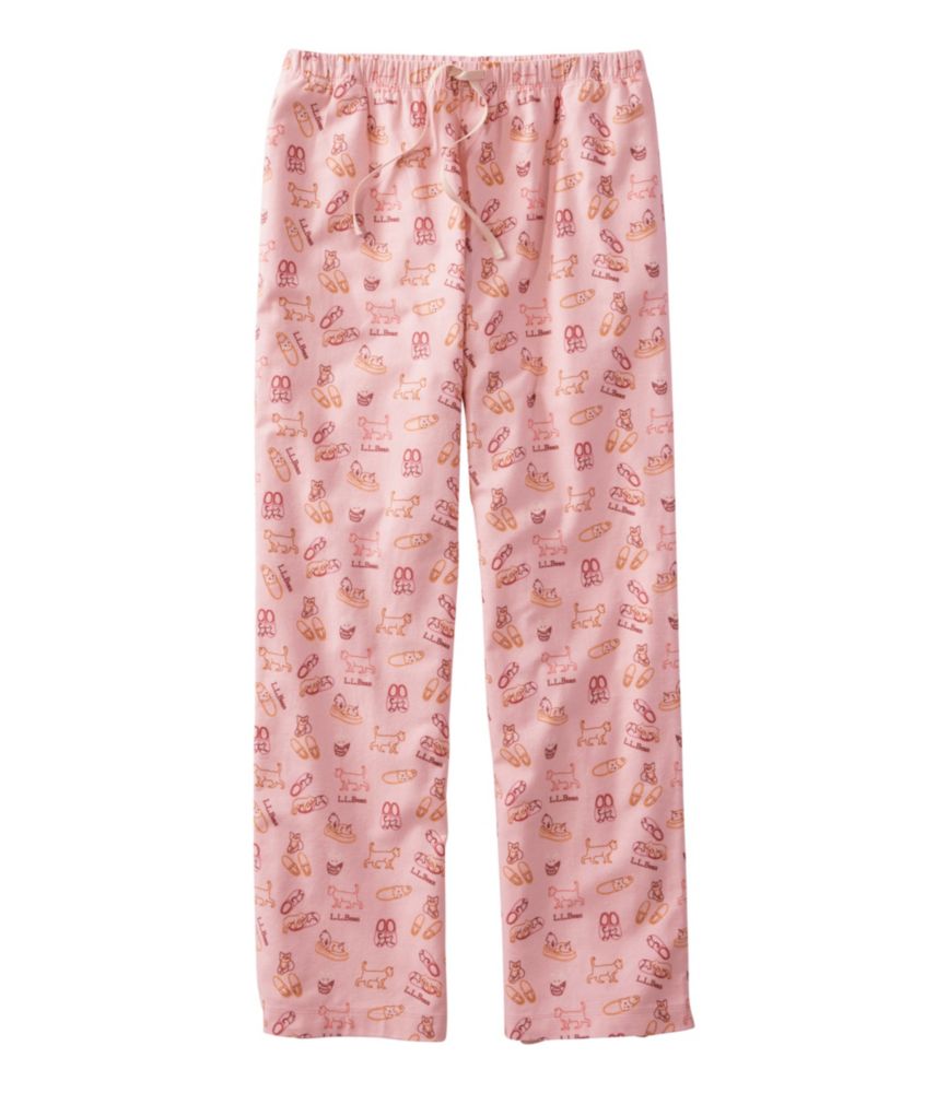 Women's L.L.Bean Flannel Sleep Pants, Print
