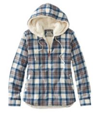 Ll bean flannel lined sweatshirt best sale