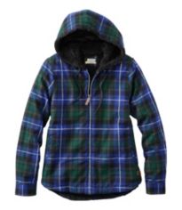 LL Bean Women’s hotsell Medium M Flannel Scotch Plaid Hoodie Jacket Cotton Green Red