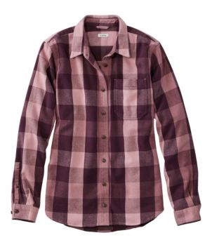 Women's L.L.Bean Organic Flannel Shirt, Plaid