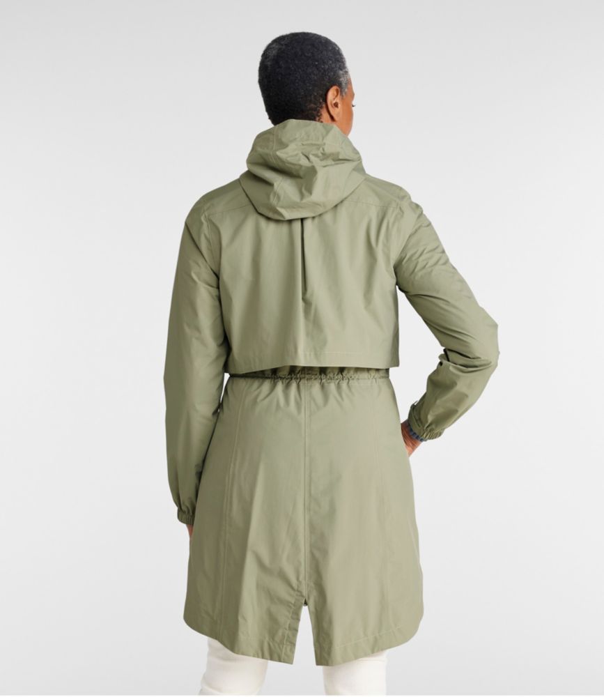 Women's Meridian Rain Coat, Eucalyptus, small image number 3