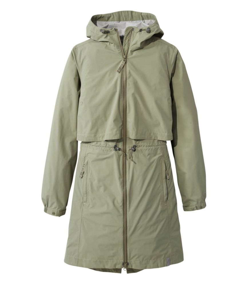 Women's Meridian Rain Coat, Eucalyptus, small image number 1