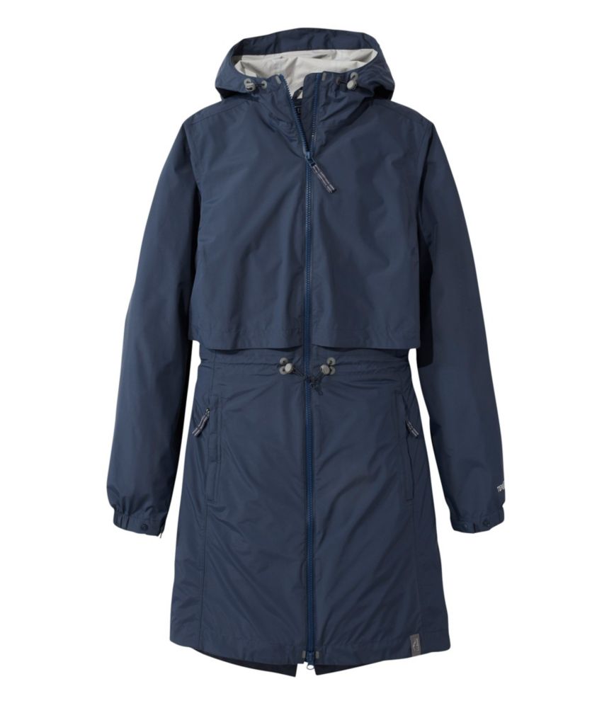 Women's Meridian Rain Coat, Carbon Navy, small image number 1