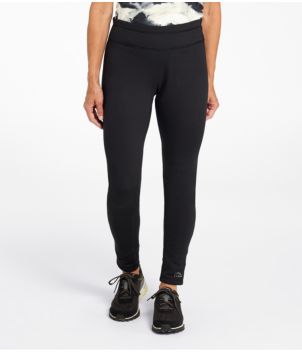 Women's PrimaLoft ThermaStretch Fleece Tights, Mid-Rise