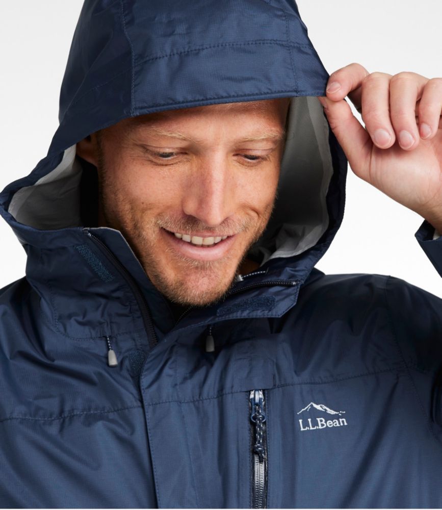 Men's Trail Model Rain Jacket, Black, small image number 4