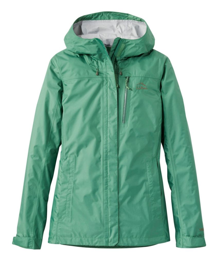 women's fitted rain jacket with hood