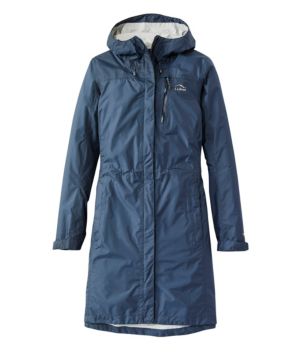 L.L.Bean Trail Model Rain Jacket Color Block Kids' Deep Sapphire / L 14-16