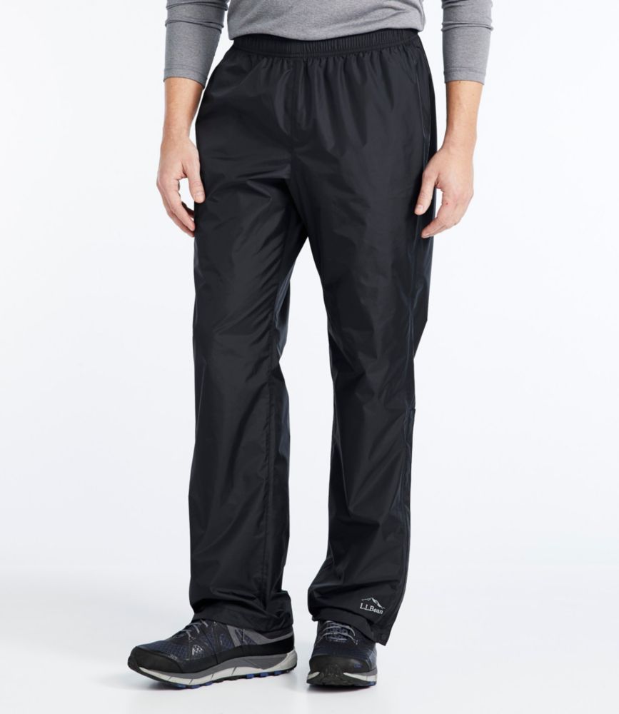 Men's Trail Model Rain Pants, Black, small image number 2