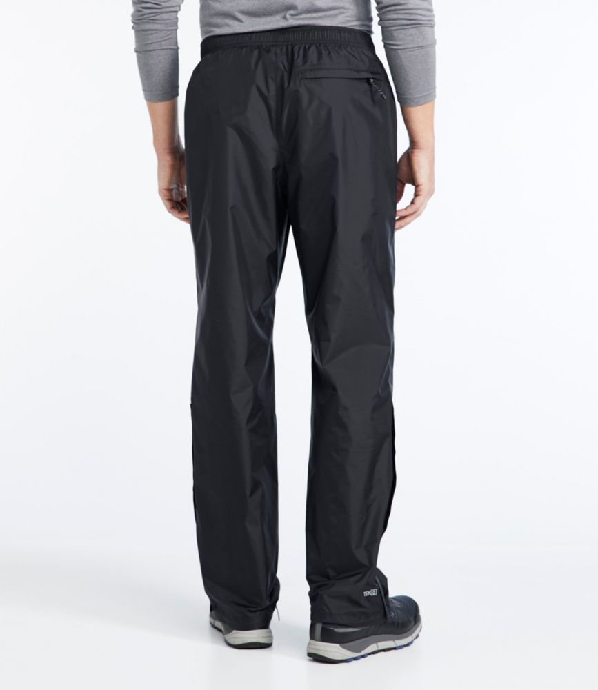 Men's Trail Model Rain Pants, Black, small image number 3