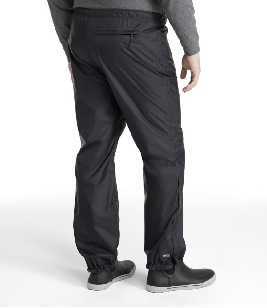 Men's Trail Model Rain Pants, Black, small image number 5