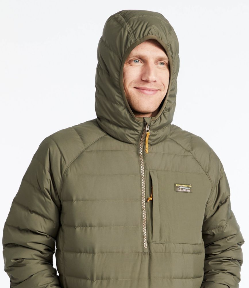 mens down pullover
