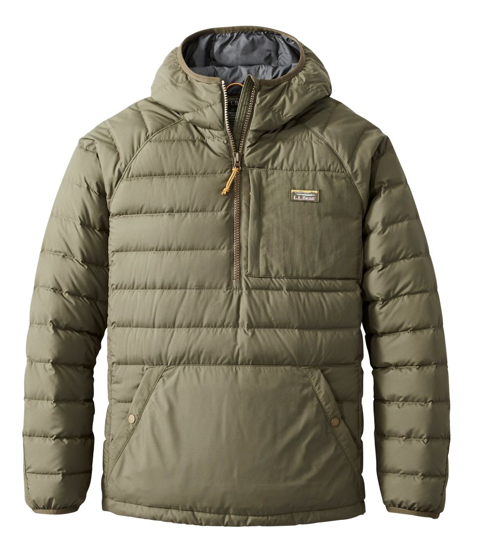 Mens down hotsell pullover jacket