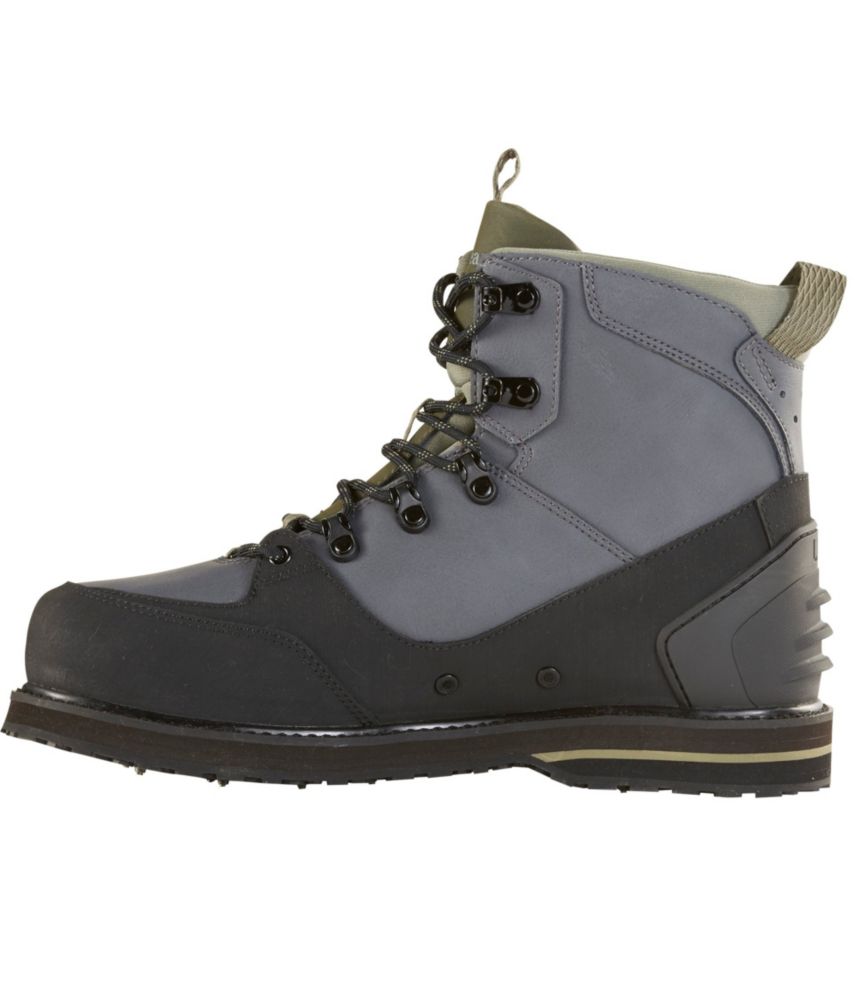 Men's Emerger Wading Boots, Studded, Dark Gray, small image number 2