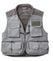 Men's Angler Fishing Vest Mineral Gray/Asphalt Medium, Synthetic Polyester | L.L.Bean