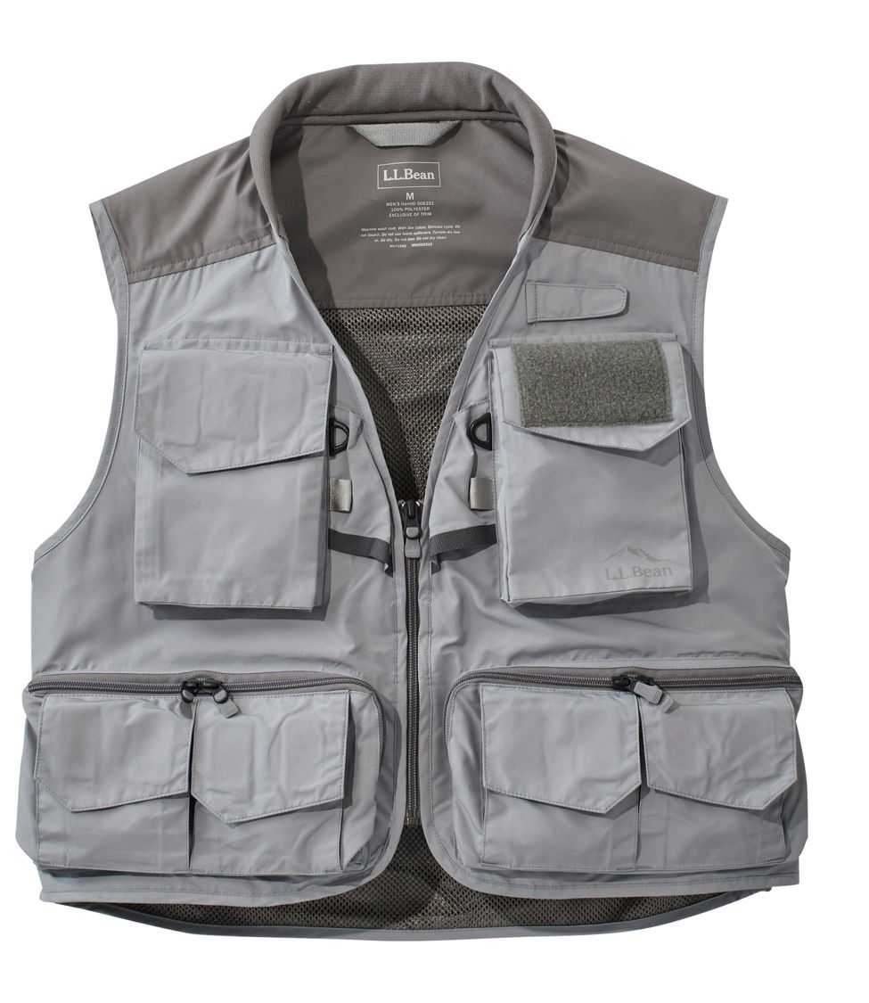 Cotton Blend Outer Shell Fishing Fishing Vests Breathable for sale