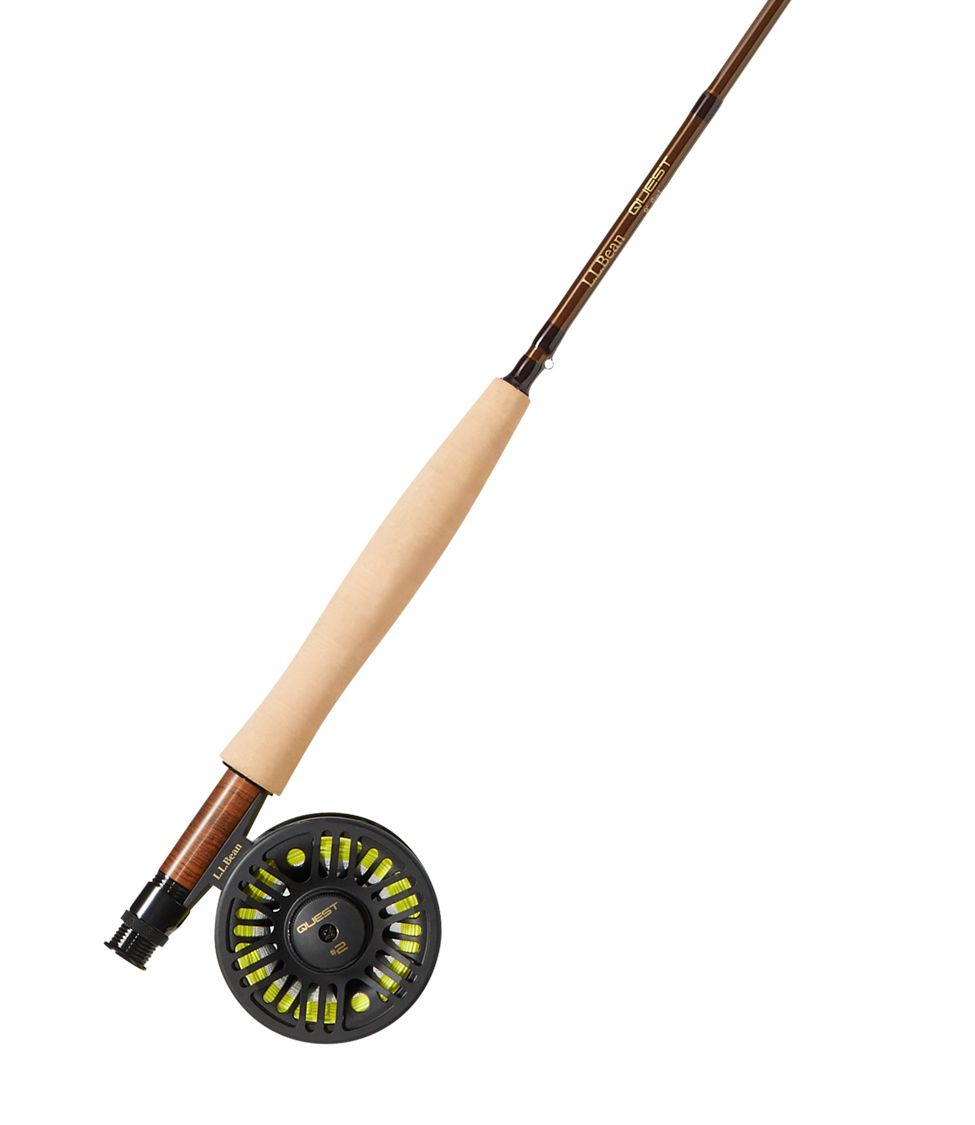 Quest Fly Rod Outfits, Two-Piece Brown 9', 8 wt, Wood/Aluminium | L.L.Bean