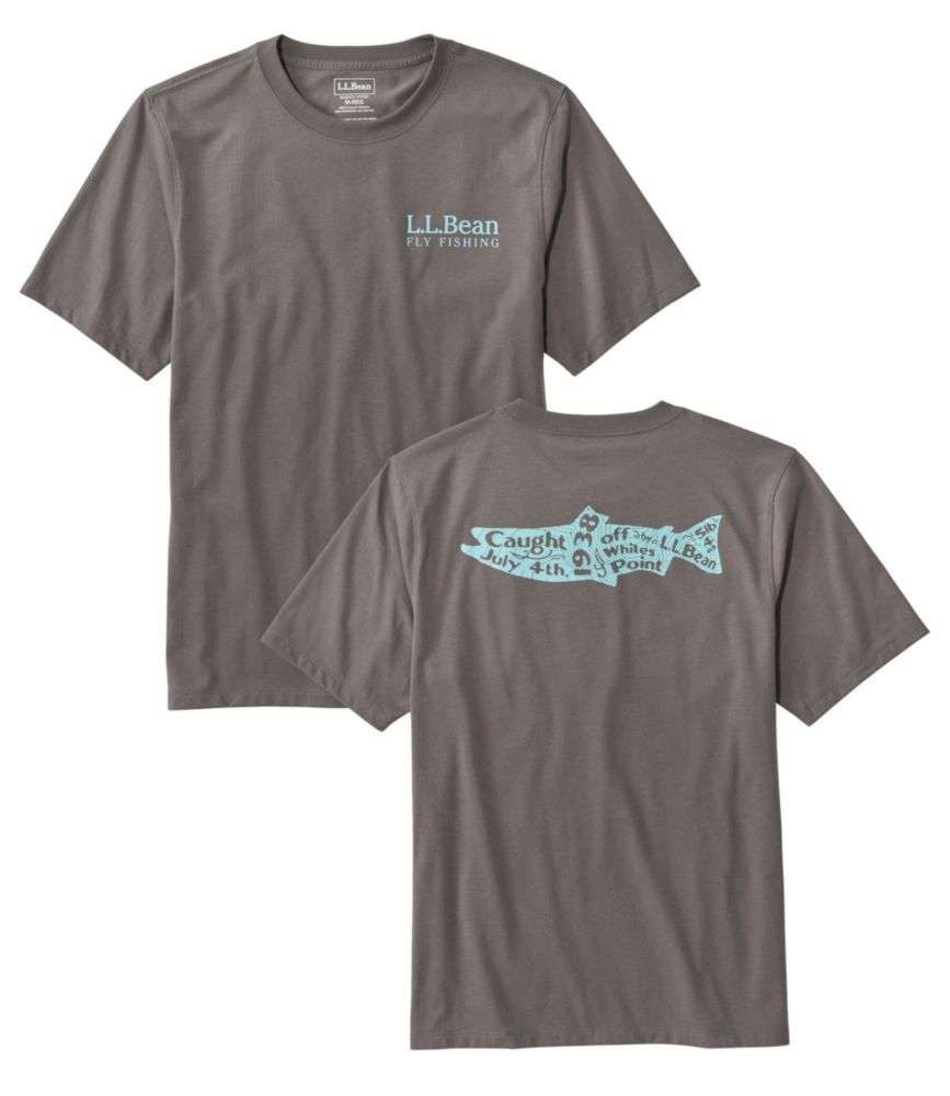 Men's Technical Fishing Graphic Tees, Short-Sleeve