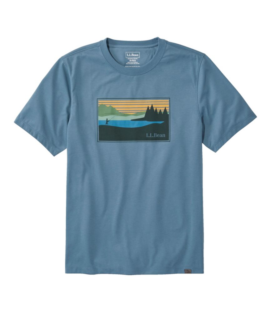 Men's Technical Fishing Graphic Tees, Short-Sleeve