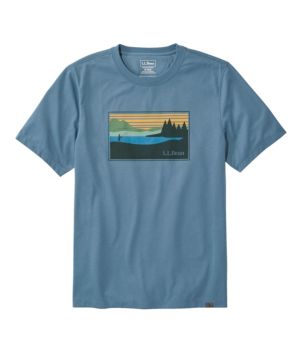 Men's Technical Fishing Graphic Tees, Short-Sleeve