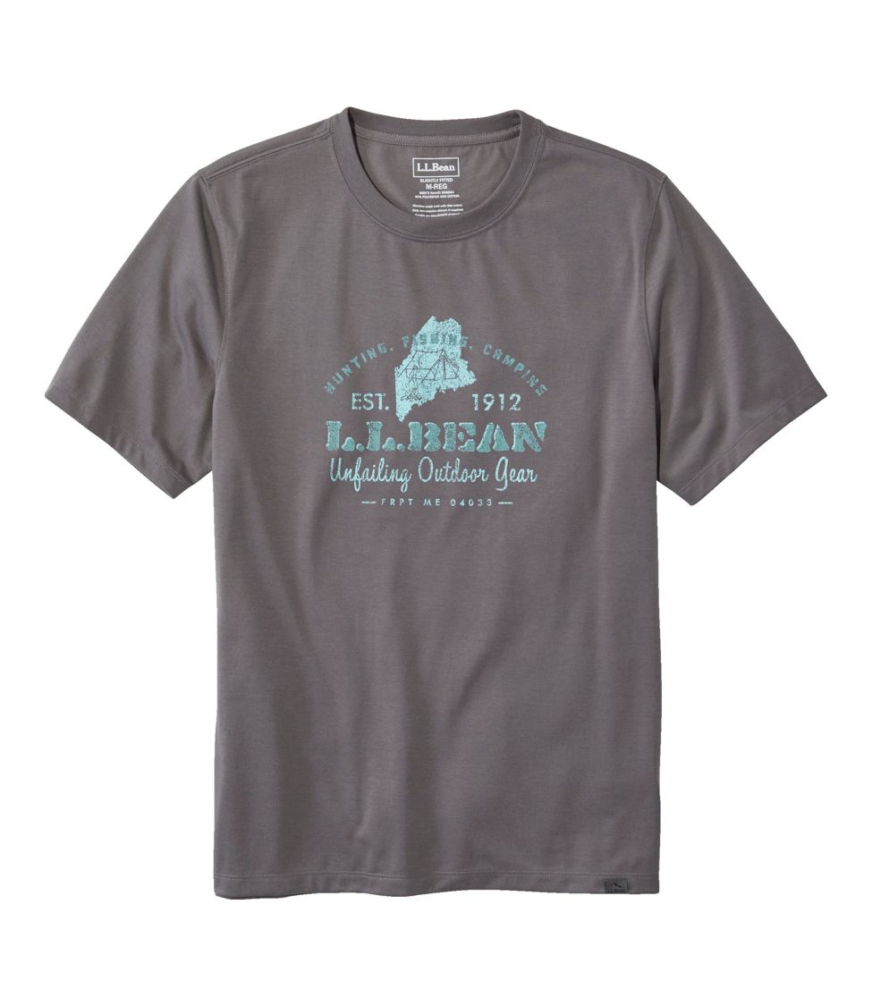 Men's Technical Fishing Graphic Tees, Short-Sleeve at L.L. Bean