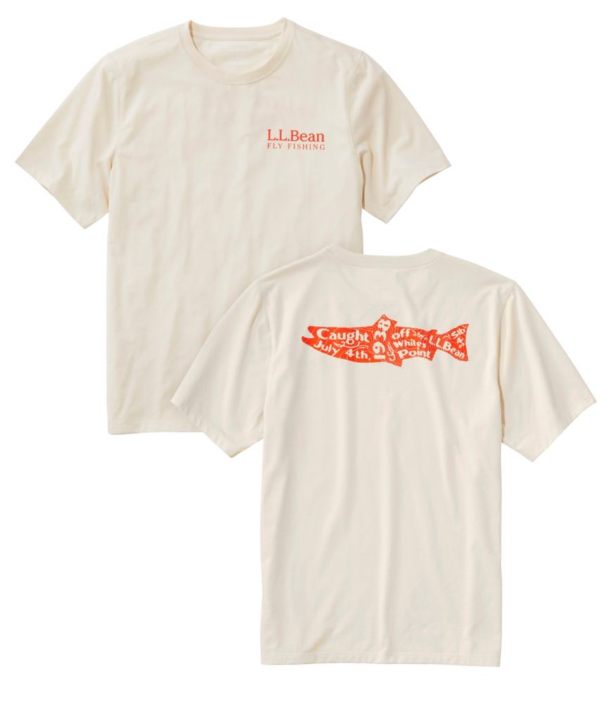 Men's Technical Fishing Graphic Tees, Short-Sleeve