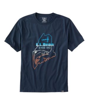 Men's Technical Fishing Graphic Tees, Short-Sleeve