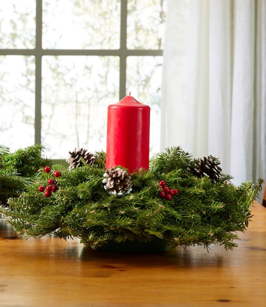 Traditional Balsam Centerpiece, Pillar