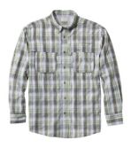 Men's Tropicwear Shirt, Plaid Long-Sleeve
