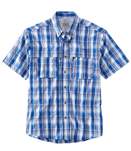 Men's Tropicwear Shirt, Plaid Short-Sleeve | Casual Button-Down Shirts ...