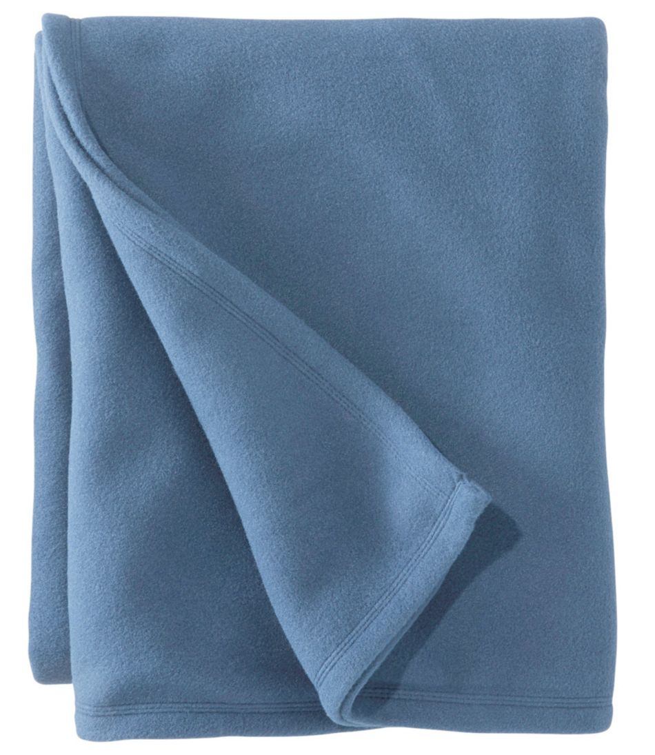 Polar Fleece Blanket Soft Blue | L.L.Bean, King
