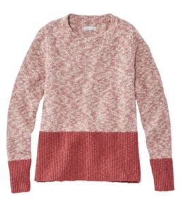 Signature Cotton Linen Ragg Crewneck Sweater