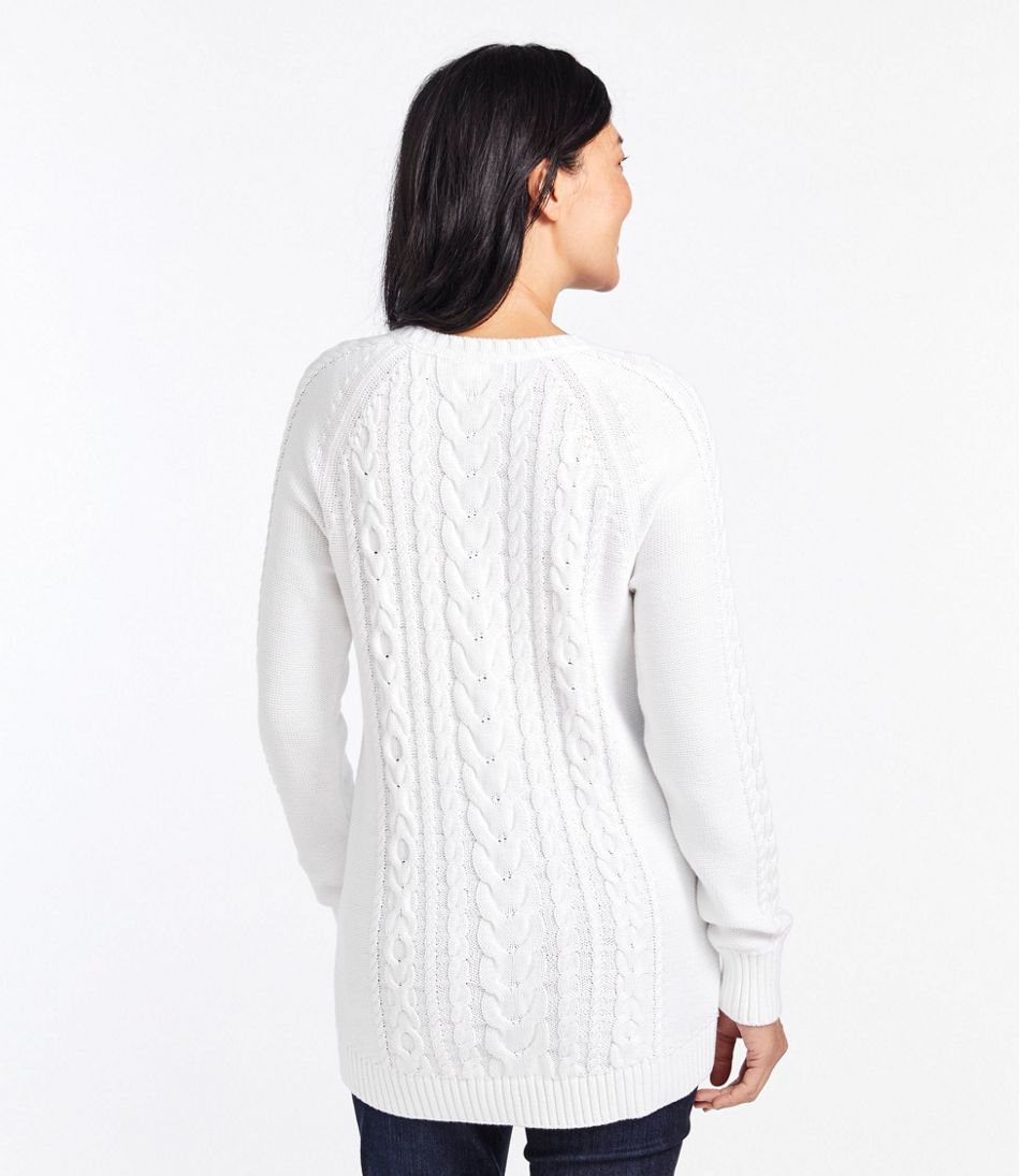 Women's Double L Sweater, Jewelneck Tunic | Sweaters at L.L.Bean