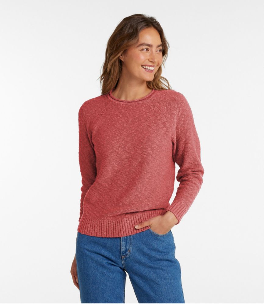 Women's Midweight Cotton Slub Rollneck Pullover, Bay Leaf, small image number 2